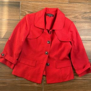 Red Blazer Suit Jacket